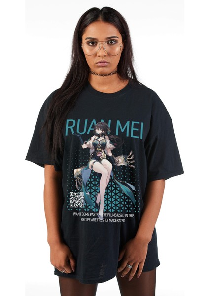 Ruan Mei Honkai Star Rail Unisex Oversize Tişört