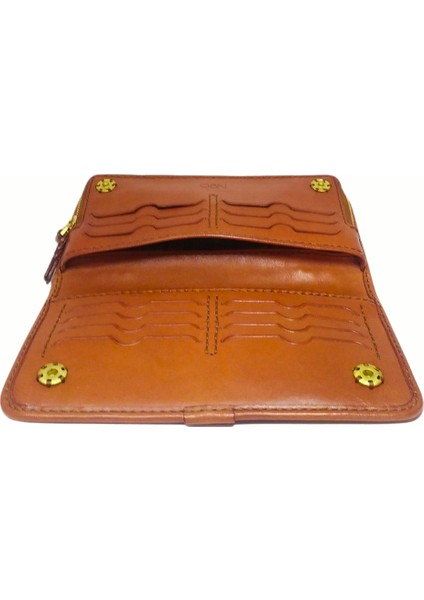 Unisex El Yapımı Hakiki Deri Telefon, Bozuk Para Ve Kartlık Bölmeli Cüzdan ARTA modelleri