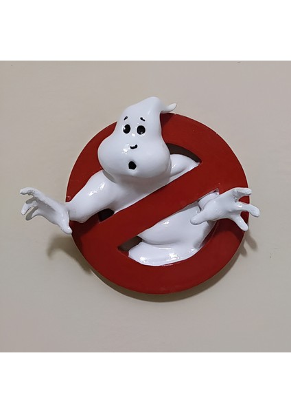 Hayalet Avcıları Logo Decor 3 Boyutlu Figür