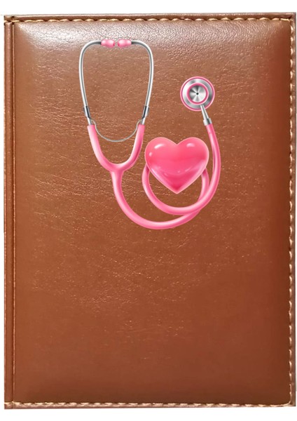 Kişiye Özel Doktor 7 Görselli Taba Ruhsat Kabı