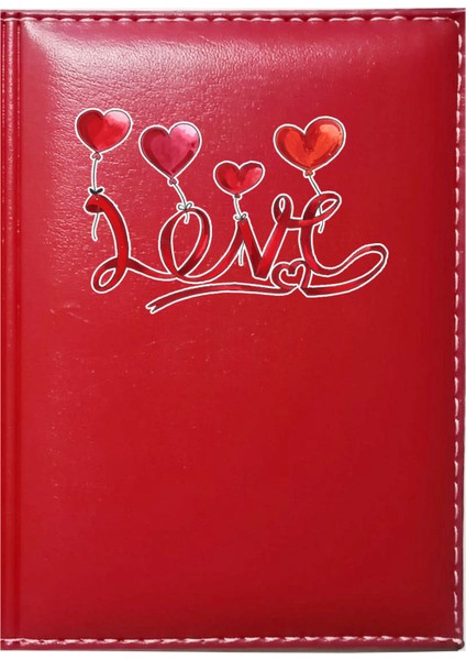 Kişiye Özel I Love You 5 Görselli Kırmızı Ruhsat Kabı