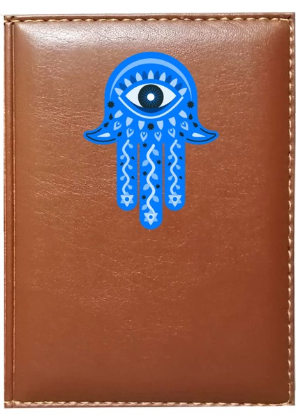 Kişiye Özel Fatima Eli 1 Görselli Taba Ruhsat Kabı