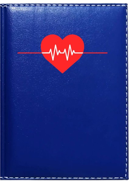 Kişiye Özel Doktor 4 Görselli Lacivert Ruhsat Kabı