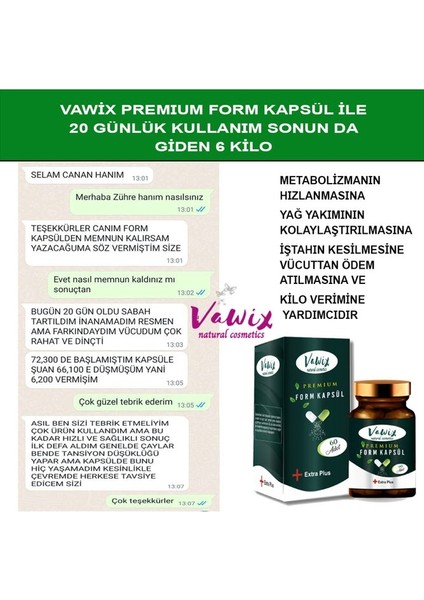 Premium Form Kapsül - Iki Kutu - Form Yağ Hediye