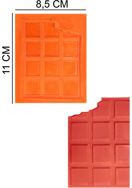 Çikolata Silikon Şeker Hamuru, Sabun, Mum Kalıp