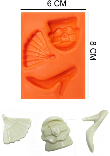 Kadın Giyim Silikon Şeker Hamuru, Sabun, Mum Kalıp
