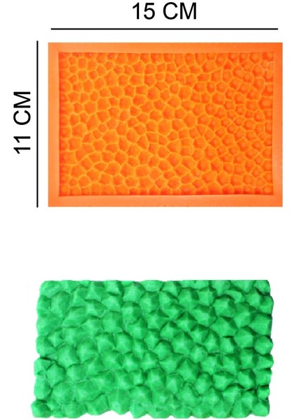 Desen Silikon Şeker Hamuru, Sabun, Mum Kalıp