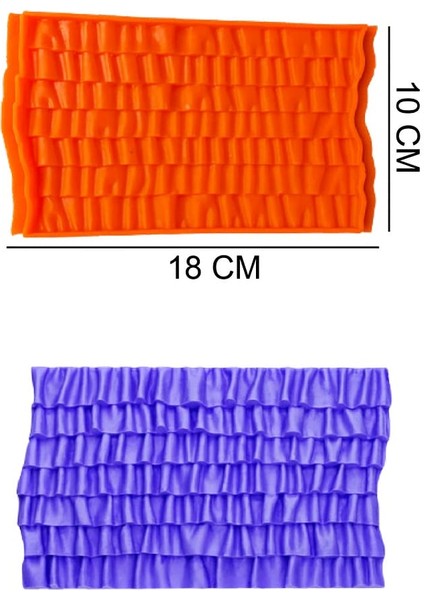Desen Silikon Şeker Hamuru, Sabun, Mum Kalıp