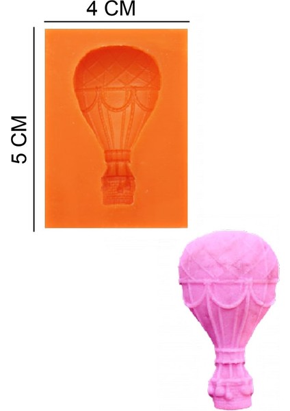 Hava Balonu Silikon Şeker Hamuru, Sabun, Mum Kalıp