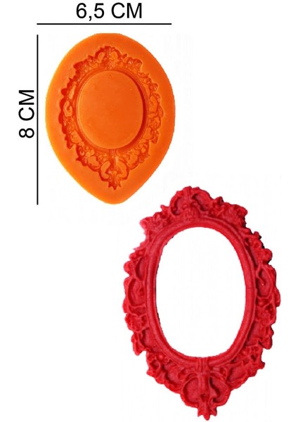 Çerçeve Silikon Şeker Hamuru, Sabun, Mum Kalıp