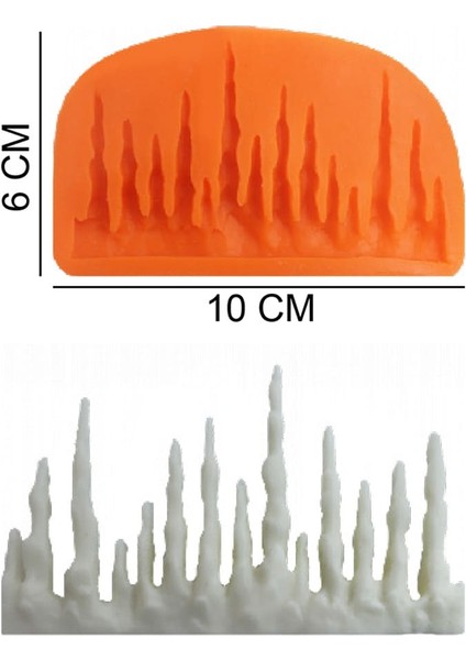 Buz Sarkıtı Silikon Şeker Hamuru, Sabun, Mum Kalıp