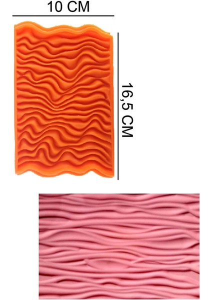 Desen Silikon Şeker Hamuru, Sabun, Mum Kalıp