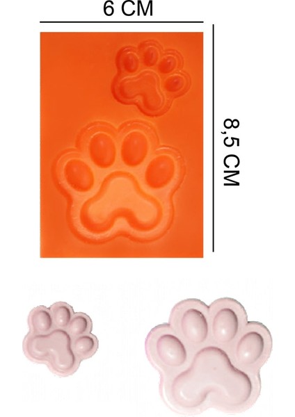 Pati Silikon Şeker Hamuru, Sabun, Mum Kalıp