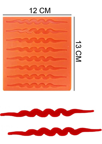 Dekor Silikon Şeker Hamuru, Sabun, Mum Kalıp