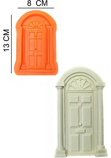 Kapı Silikon Şeker Hamuru, Sabun, Mum Kalıp