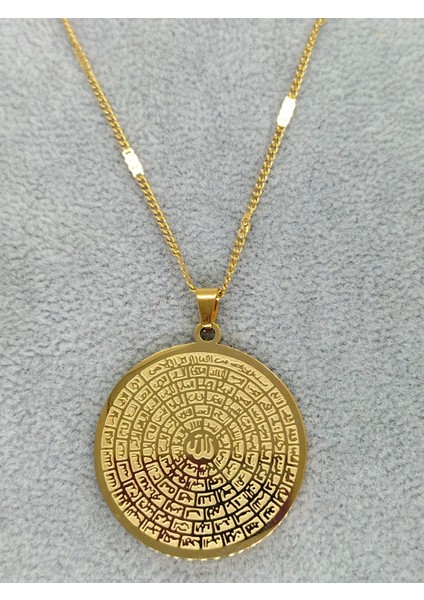 Çelik Kararmaz Allah 99 Ismi Esmaül Hüsna Kolye fiyatları