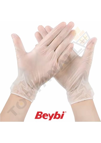 Vinil Pudrasız Muayene Eldiven MDR - S Koli 20 Paket modelleri