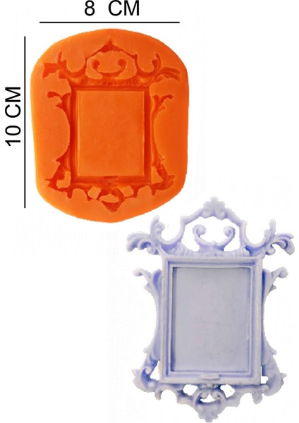 Çerçeve Silikon Şeker Hamuru, Sabun, Mum Kalıp