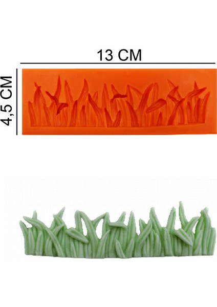 Çimler Silikon Şeker Hamuru, Sabun, Mum Kalıp
