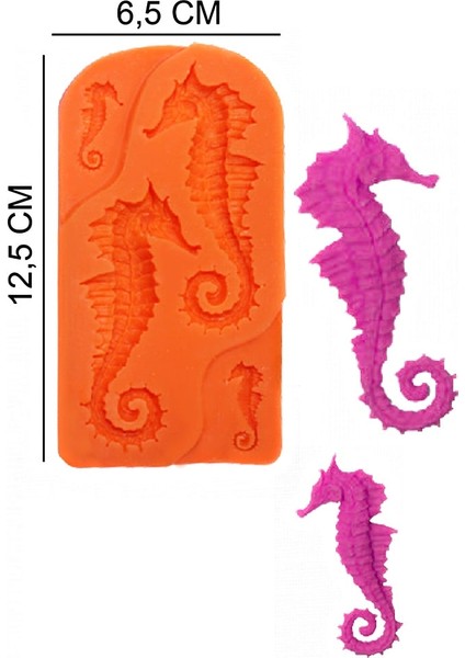 Denizatı Silikon Şeker Hamuru, Sabun, Mum Kalıp