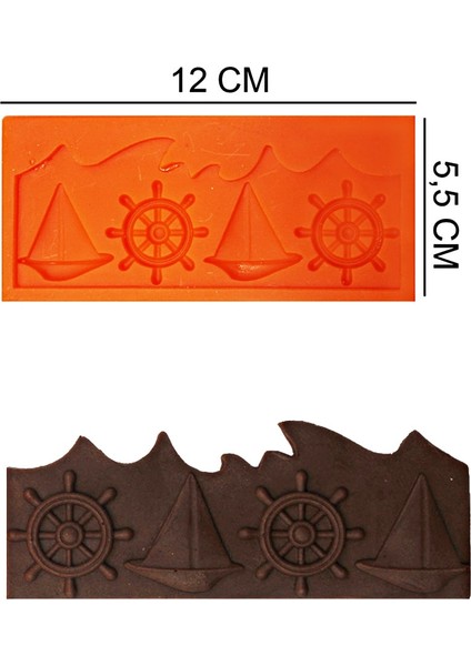 Denizcilik Silikon Şeker Hamuru, Sabun, Mum Kalıp