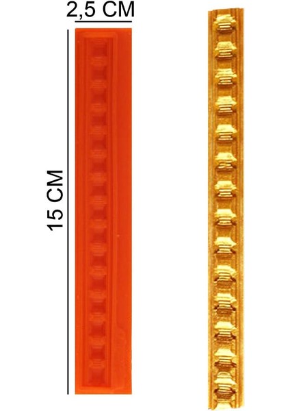 Şerit Silikon Şeker Hamuru, Sabun, Mum Kalıp
