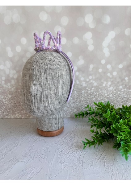 Saklıdesign Rose Saten Küçük Kraliçe Figür Parti Taç