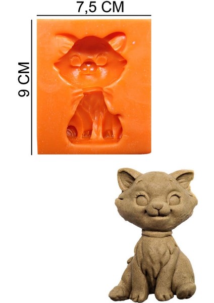 Köpekçik Silikon Şeker Hamuru, Sabun, Mum Kalıp