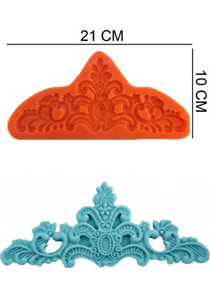 Dekor Silikon Şeker Hamuru, Sabun, Mum Kalıp