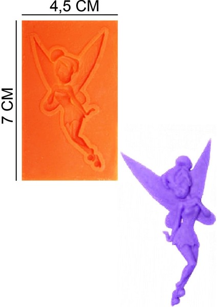 Tinker Bell Silikon Şeker Hamuru, Sabun, Mum Kalıp