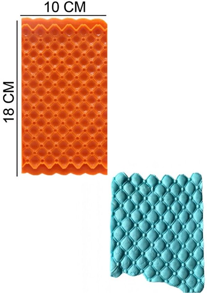 Desen Silikon Şeker Hamuru, Sabun, Mum Kalıp