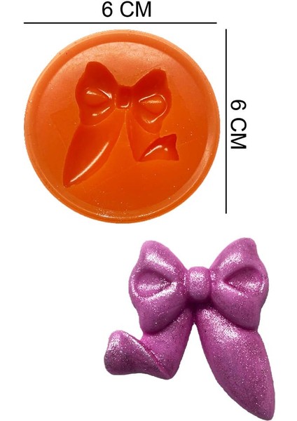 Fiyonk Kurdele Silikon Şeker Hamuru, Sabun, Mum Kalıp