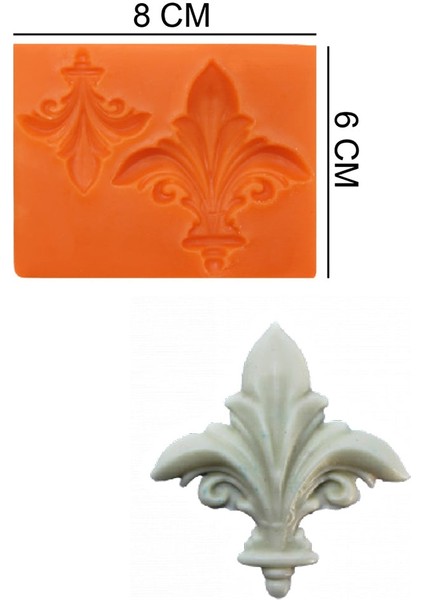 Barok Silikon Şeker Hamuru, Sabun, Mum Kalıp