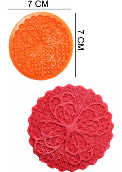 Desen Silikon Şeker Hamuru, Sabun, Mum Kalıp