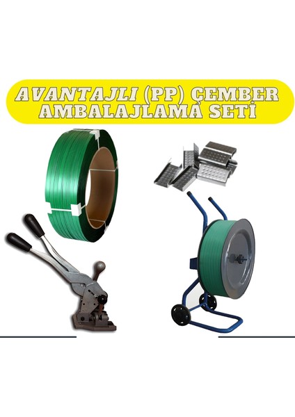 Kazançlı 12'lik Polyester Çember Kullanım Seti 1.kalite
