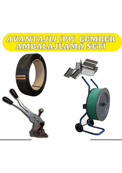 Kazançlı 12'lik Polyester Çember Kullanım Seti 1.kalite