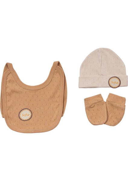 Melbourne Soft Erkek Bebek Hastane Çıkışı Beşli Set