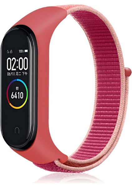 Xiaomi Mi Band 6 Uyumlu Krd-03 Hasır Kordon Ezo NO22