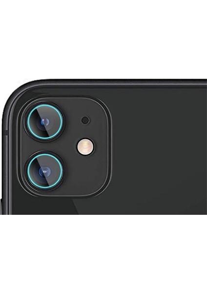 Apple iPhone 12 Mini Uyumlu Kamera Lens Koruyucu Camlm-Renksiz