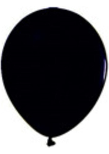 12 Inç Standart Boy Metalik Balon Siyah 100 Adet