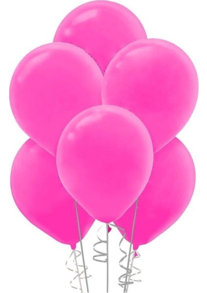 12 Inç Standart Boy Pastel Balon Pembe 100 Adet