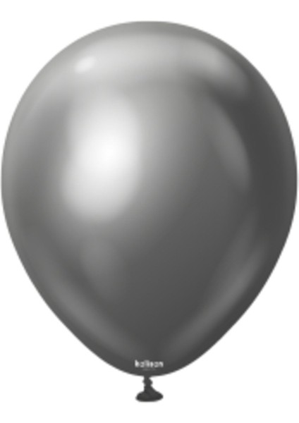 12'' Mirror Balon Uzay Gri 50’li