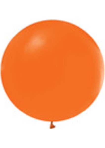 24 Inç 60 cm Pastel Jumbo Balon Turuncu 1 Adet