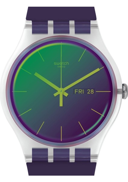SO29K703 Swatch Polapurple Erkek Kol Saati
