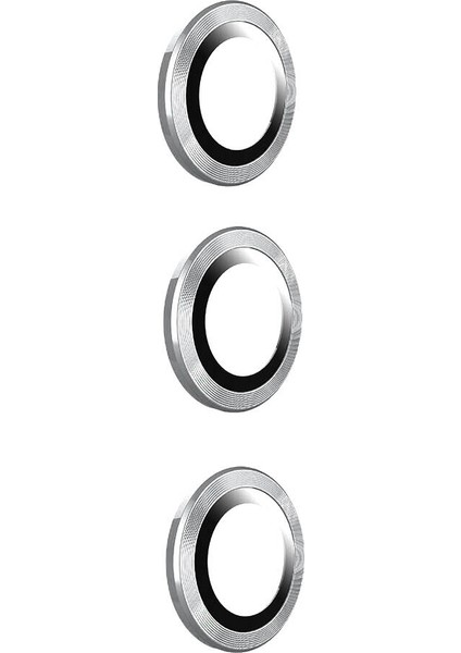 Samsung Galaxy S24 Uyumlu Kamera Lens Koruyucu Camlmi-Gri