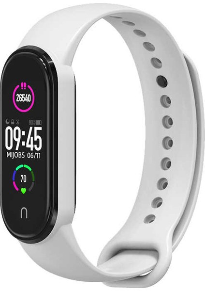 Xiaomi Mi Band 5 Uyumlu Klasik Kordon Ezo NO14