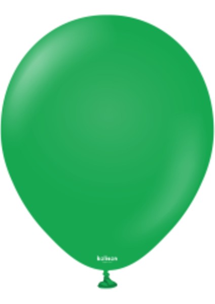 12 Inç Standart Boy Pastel Balon Çimen Yeşili 100 Adet