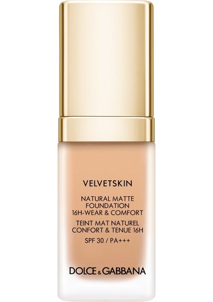 Dolce&gabbana Velvetskin 200 Cashmere 30 ml Natural Mat Fondöten