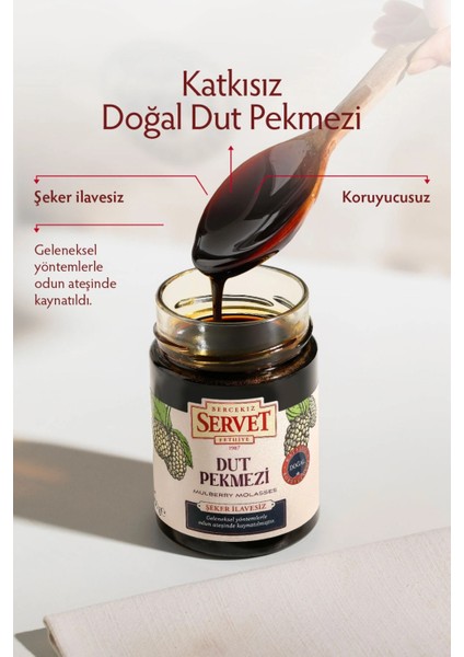 Bercekız Servet Şekerleme Doğal Pekmez 3'lü Paket