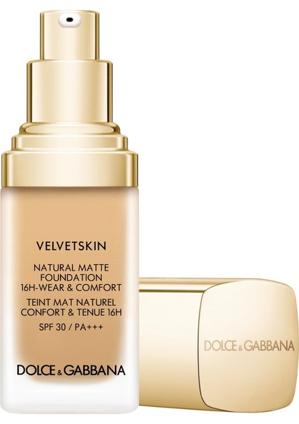 Dolce&gabbana Velvetskin 225 Ecru 30 ml Natural Mat Fondöten modelleri